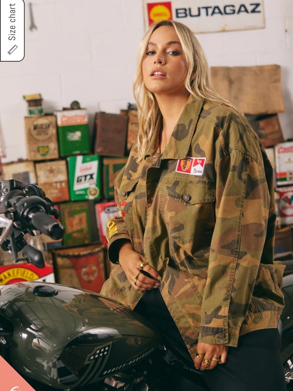 SABBI Camouflage Utility Jacket - Olive Camo